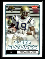 2006 Fleer #166 Marcedes Lewis Rookie Card Jacksonville Jaguars