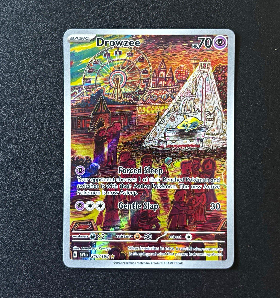 Drowzee 210/198 SV01 Scarlet & Violet Base Set 2023 Illustration Rare Holo