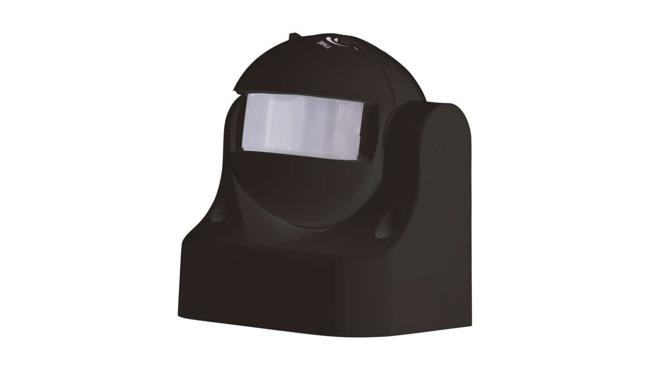 PIR motion detector IP44 1200W 180 black G1125