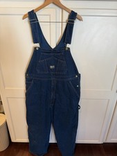 Vintage 90s OshKosh Bgosh Mens USA Denim Bib Overalls Vestbak Y2K Grunge