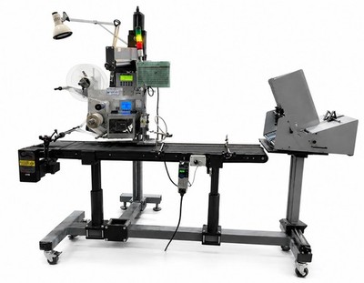 Label-Aire 3138-NV Print & Apply Labeling System Streamfeeder V-2000 Conveyor