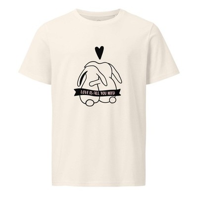 Unisex T-Shirt aus Bio Baumwolle Herren Damen Basic Shirt Freizeit Casual