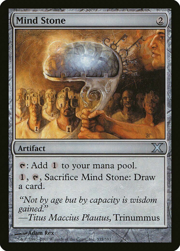 X4 Mind Stone Tenth Edition LP/NM MTG Magic the Gathering DNA