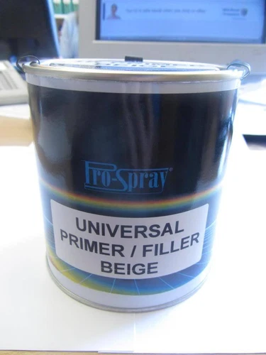 Universal Primer Filler Beige 1L Metal 1k ready for use BARE ETCH ANTI RUST