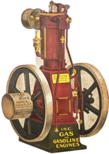 IHC International Harvester Gas Engines NEW Sign 28" Tall Diecut USA STEEL