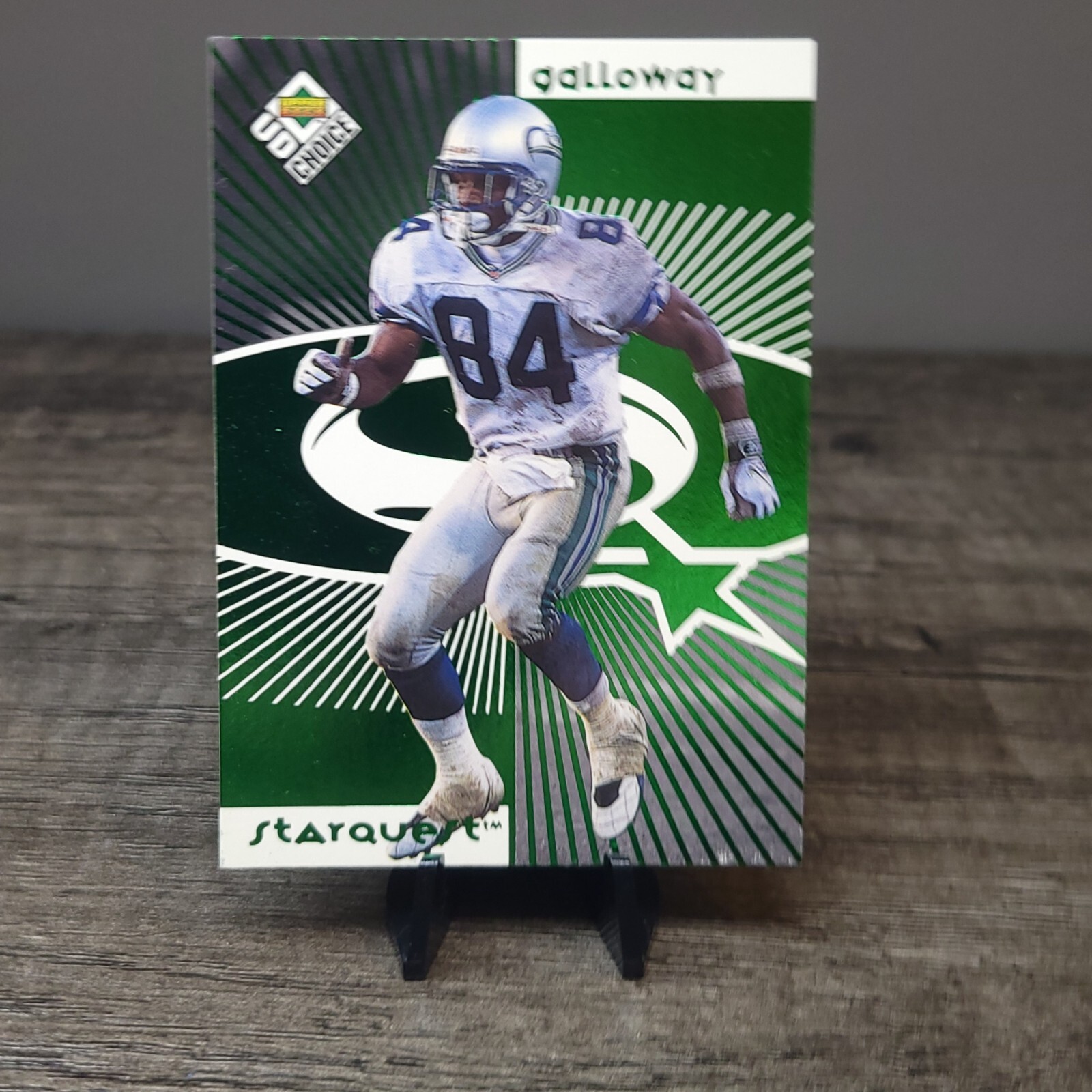 1998 UD Choice STARQUEST GREEN #14 JOEY GALLOWAY - SEATTLE SEAHAWKS