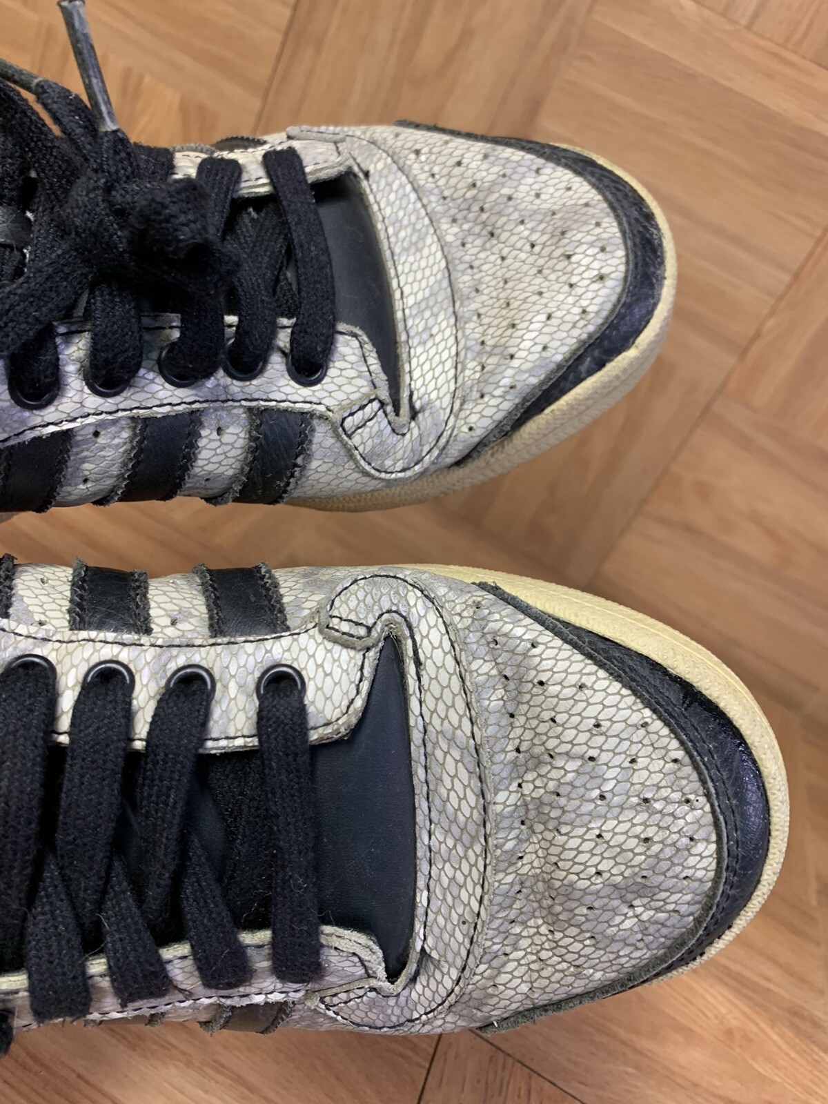 RARE🔥 Adidas Top Ten SnakeSkin Hi Top Basketball Sn… Gem