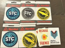 SDCC Nerdist Space Corps SONA Embroidered Patches (x5) New Ashley Clements 