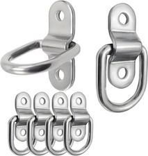 8 Pack Heavy Duty Steel D Rings Tie Downs Anchor 14 Inch Steel
