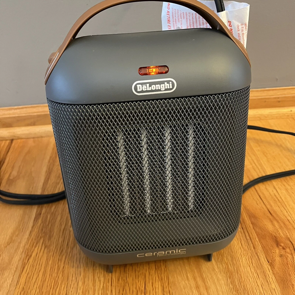 DeLonghi Space Heater Capsule Ceramic 1500W Dark Gray- HFX30C15.G  44387130158 | eBay