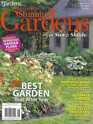 Stunning Gardens Magazine Color Combos Design Tips Front Yards Side Backyards