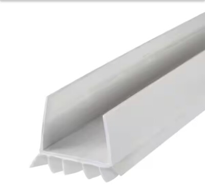 M-D Building Products 36 in. White Vinyl U-Shape Deny Slide-On Under Door Seal