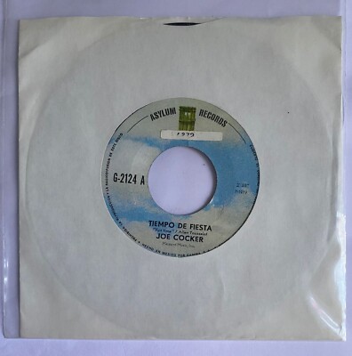 JOE COCKER -TIEMPO DE FIESTA / UNA PALIDA SOMBRA- 1979 MEXICAN 7¨ SINGLE 