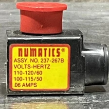 Numatics 237-267b 110-120/60 .06 Amps Used Surplus