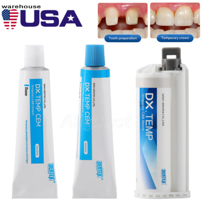 DENTEX Resina compuesta de puente corona temporal dental/cemento de óxido zinc