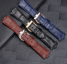 25 x 8mm Leather Watch Strap Band for Vacheron Constantin Overseas 4500v 5500v
