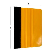 3M Plastic Felt Edge Squeegee Car Vinyl Wrap Application Tool Scraper-1set(3pcs)