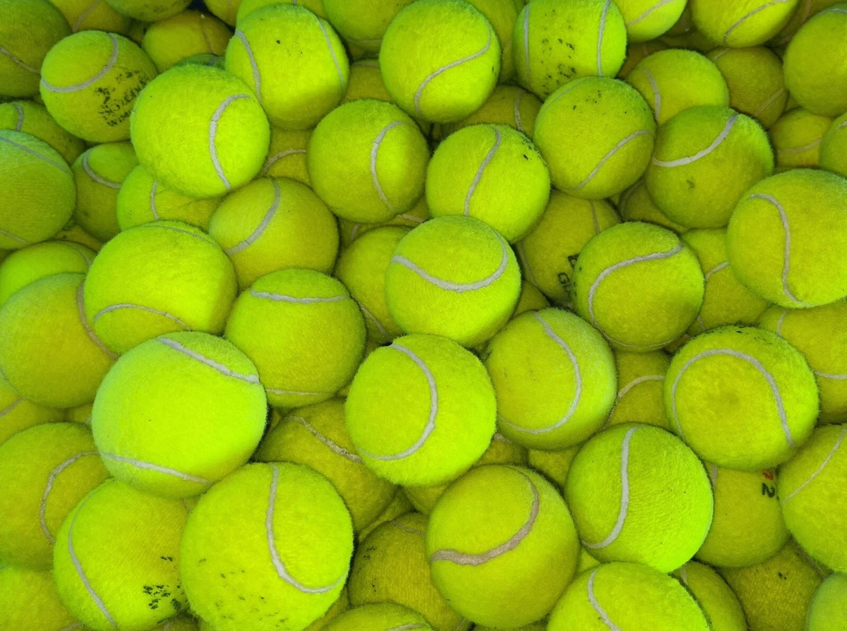 100ct Precut Used Tennis Balls For Chairs, Desks Walkers, 44 OFF