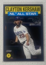 CLAYTON KERSHAW - 2021 Topps Series 2 - 1986 NL All Star BLUE Parallel - 86AS-46
