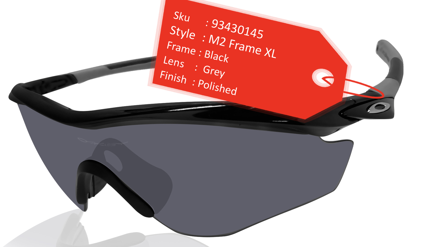 Oakley M2 Frame XL Black frame  Grey Lens authentic sunglass