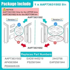 Right Bottom Door Shelf Bin AAP73631502 For LG LMXS27626S/00 LFX28968ST/01 NEW