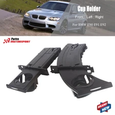 For BMW E90 E91 E92 328i Pair of Front Right Left Side Retractable Cup Holders
