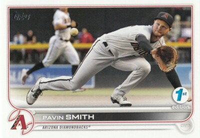 PAVIN SMITH TOPPS FIRST 1ST EDITION BASE ARIZONA DIAMONDBACKS #106 2022 22