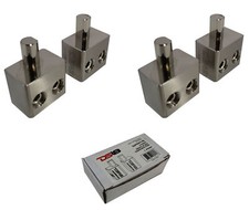 4 Pack Dual 1/0 Gauge to 0 Gauge Input Adapter Pin with Offset Amplifier DS18