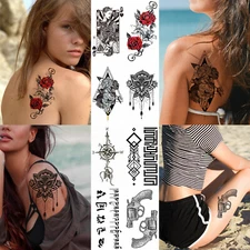  Sexy Body Tattoo Sticker Temporary Body Arm Stickers Removable Waterproof  US