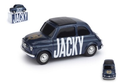 Modellauto Maßstab 1:43 Brumm FIAT 500 80 Jahre JACKY Diecast Modellbau Sta...
