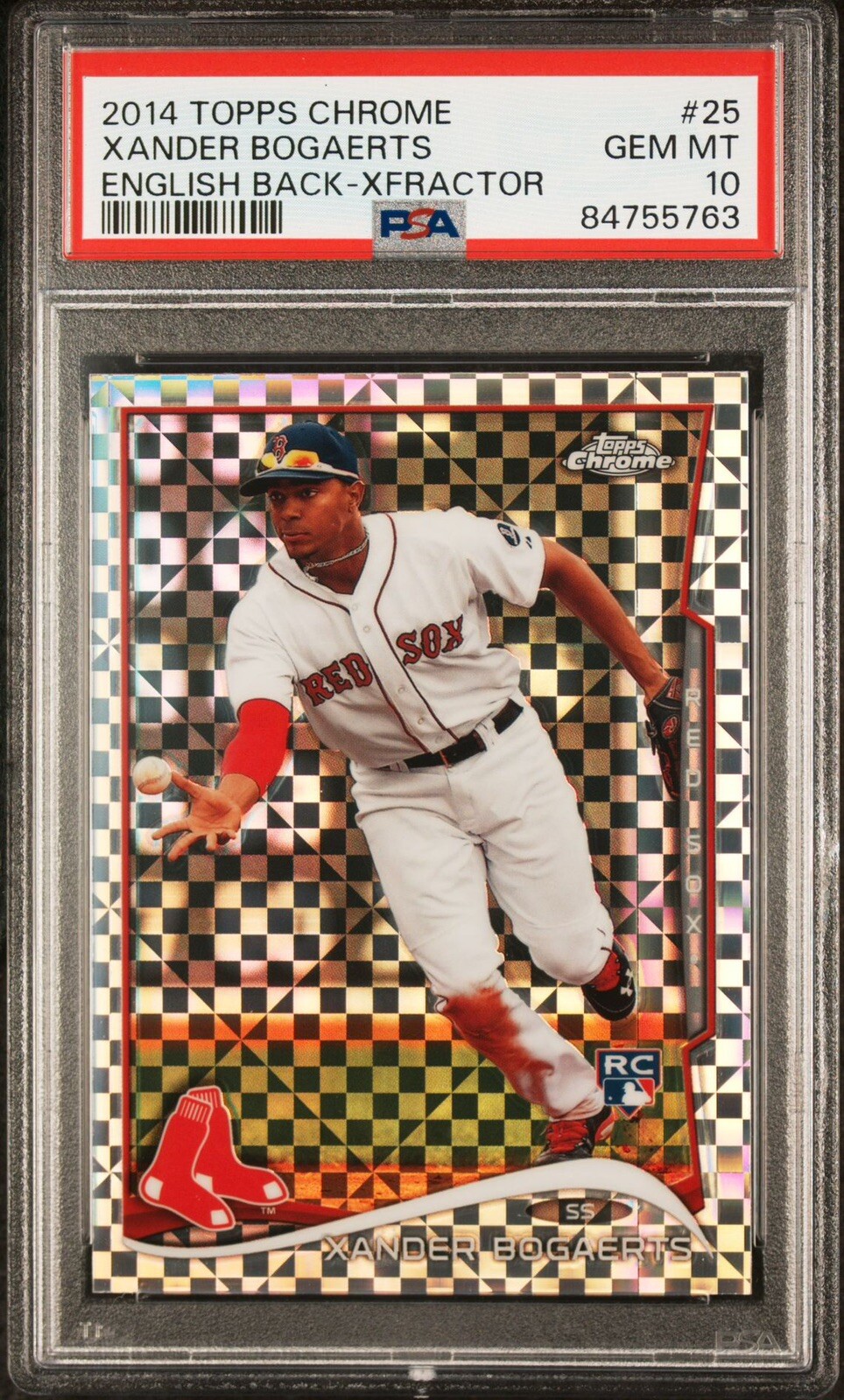 2014 Topps Chrome Xander Bogaerts RC Xfractor #25 PSA 10  San Diego Padres