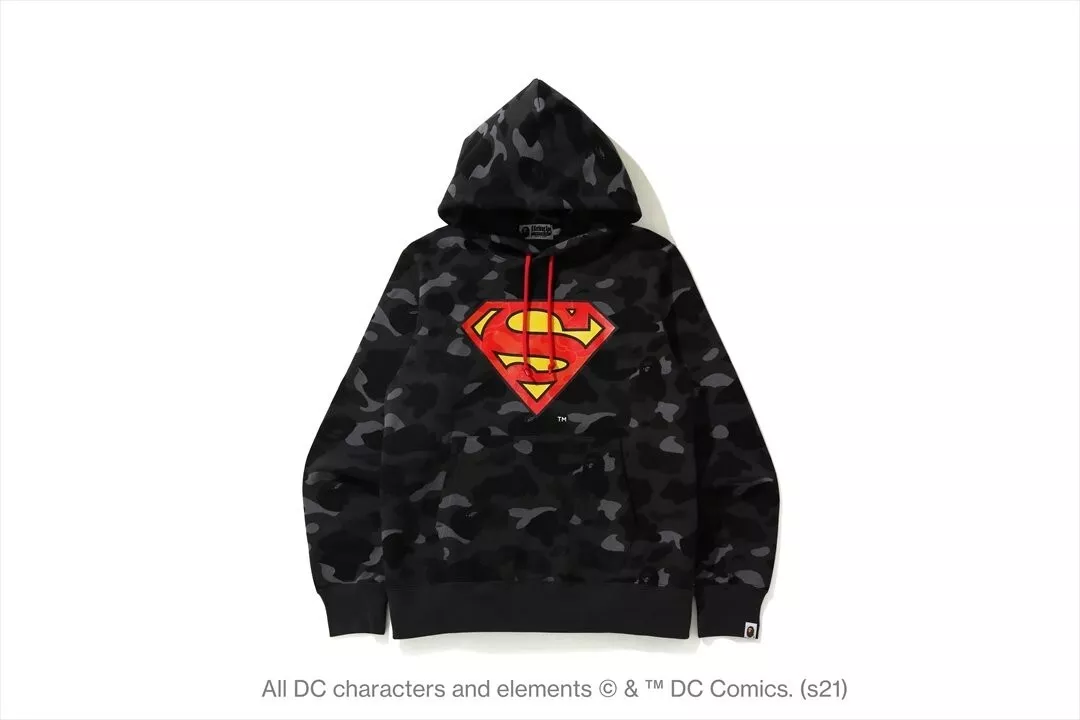 Bape superman best sale hoodie
