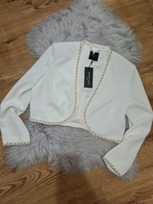 Marciano Guess White Wedding Cover Shoulder Size 46eu (12/14uk) Rrp 190£ Bnwt