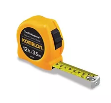  4912IM The Professional 12-Foot Inch/Metric Scale Power Tape, Yellow 