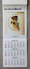 TINTIN  -- LES AMIS DE HERGÉ. CALENDRIER 1990 --