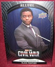 2022 UPPER DECK MARVEL ALLURE #53 CHADWICK BOSEMAN BLACK PANTHER BASE CARD