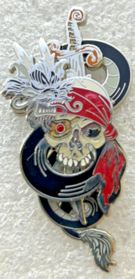 shodyページ Disney pins PP57838 Pirates of the Caribbean Skull with Sliding