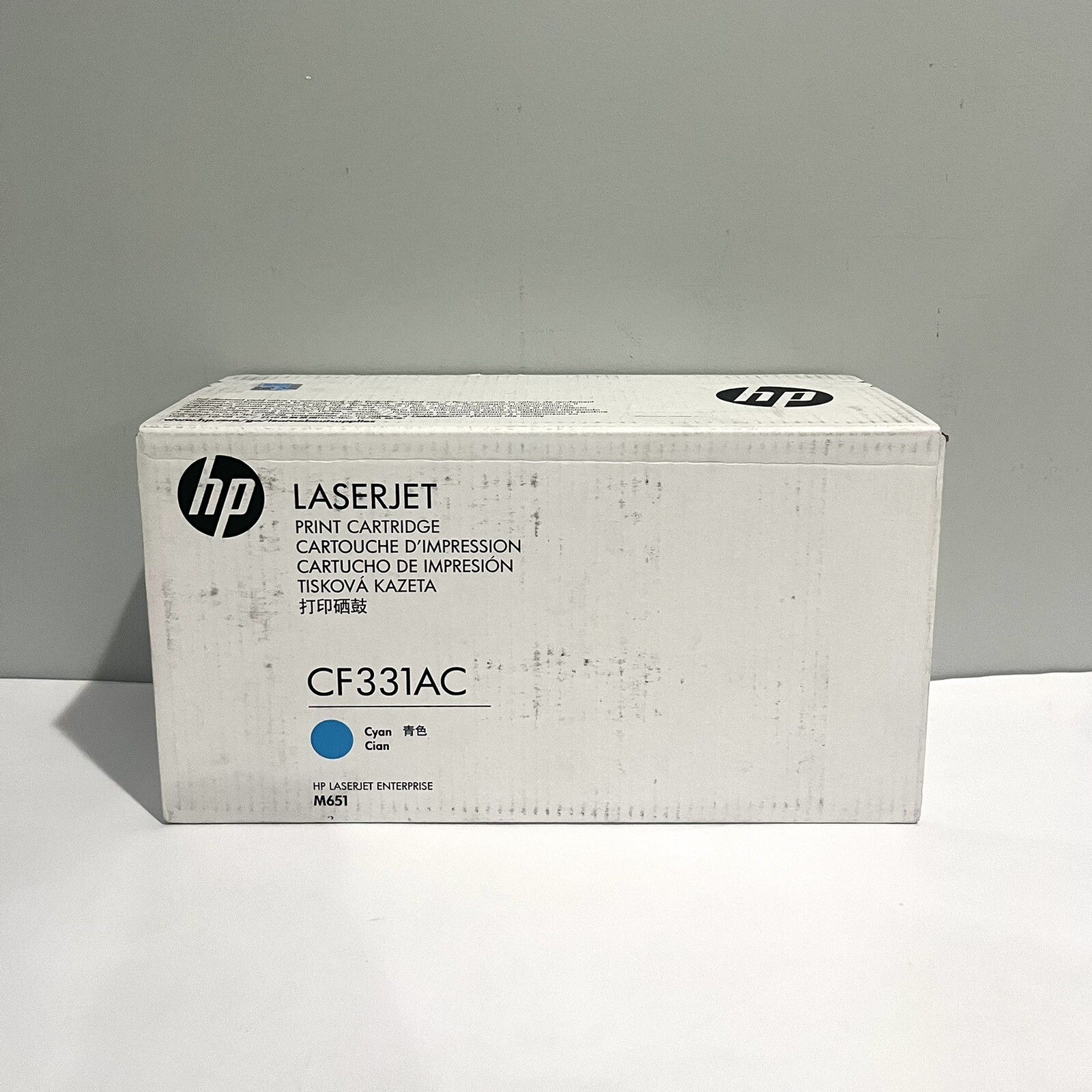 HP CF331AC Cyan Toner Cartridge 654A For HP Color LaserJet Enterprise ...