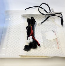 2 Seats Universal Carbon Fibre 4 Heated Seat Element Pads 2 Level Switch