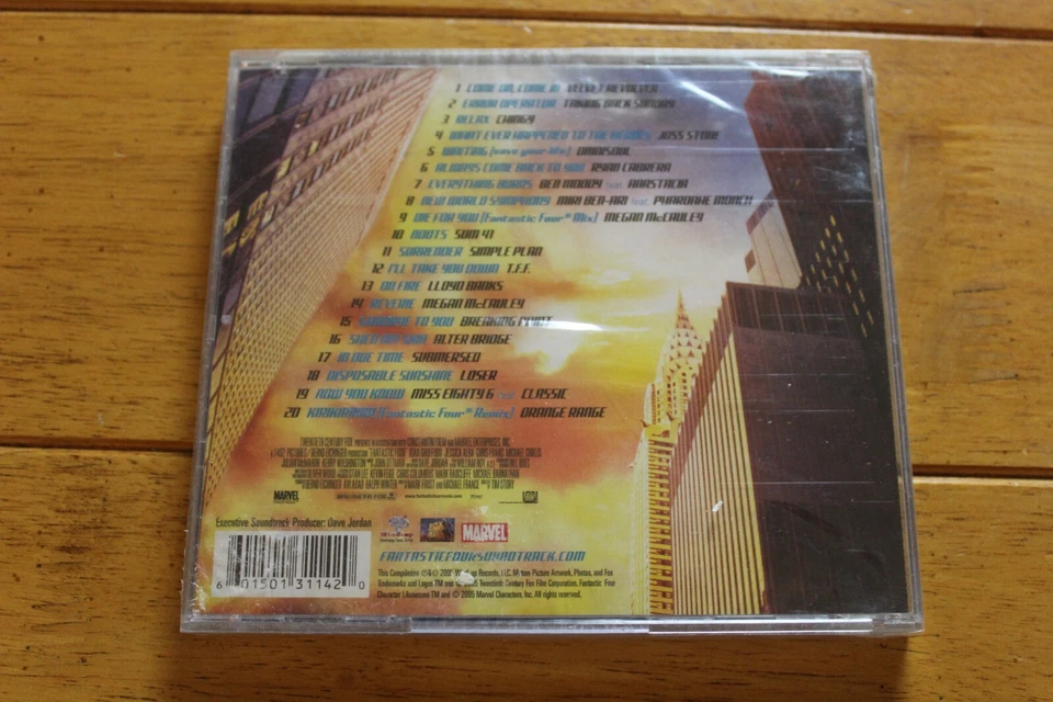 MARVEL FANTASTIC 4 THE ALBUM SOUNDTRACK (CD, 2005) [NEW SEALED] - Image 2 of 4