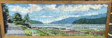  Taith Mawddach Andrew Francis Orig Painting Wales UK Landscape Mtn Framed Large