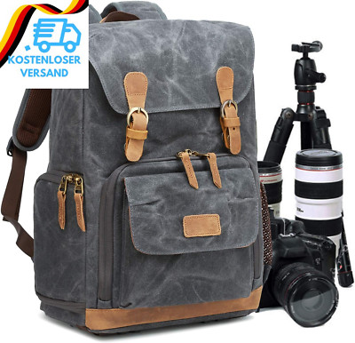 Ubaymax Kamerarucksack Mit Laptopfach,Spektiv DSLR Rucksack,Camera Backpack Canv