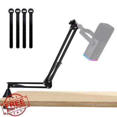 SUNMON Low Profile Mic Arm for Blue Yeti, QuadCast, Fifine AM8, Desk Mount Boom