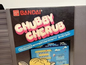 Chubby Cherub Nintendo NES +Dustcover Tested Authentic CLEAN