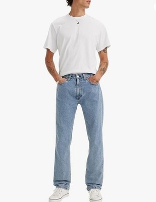 Levi's  505  Men's Regular Fit Jeans Light-Stonewash, 36W x 30L. NEW SEALED!!!