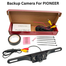 Rear view Backup Plate Camera PIONEER SPH-DA100 SPHDA100 Install Kit