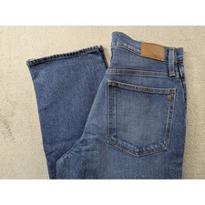 Madewell The Perfect Vintage Straight Jean Blue High Rise Size 30 NG251