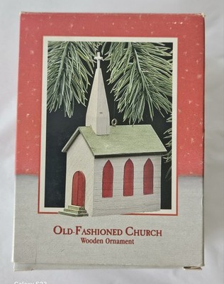 Hallmark 1988 Keepsake Ornament Old Fashioned Church
