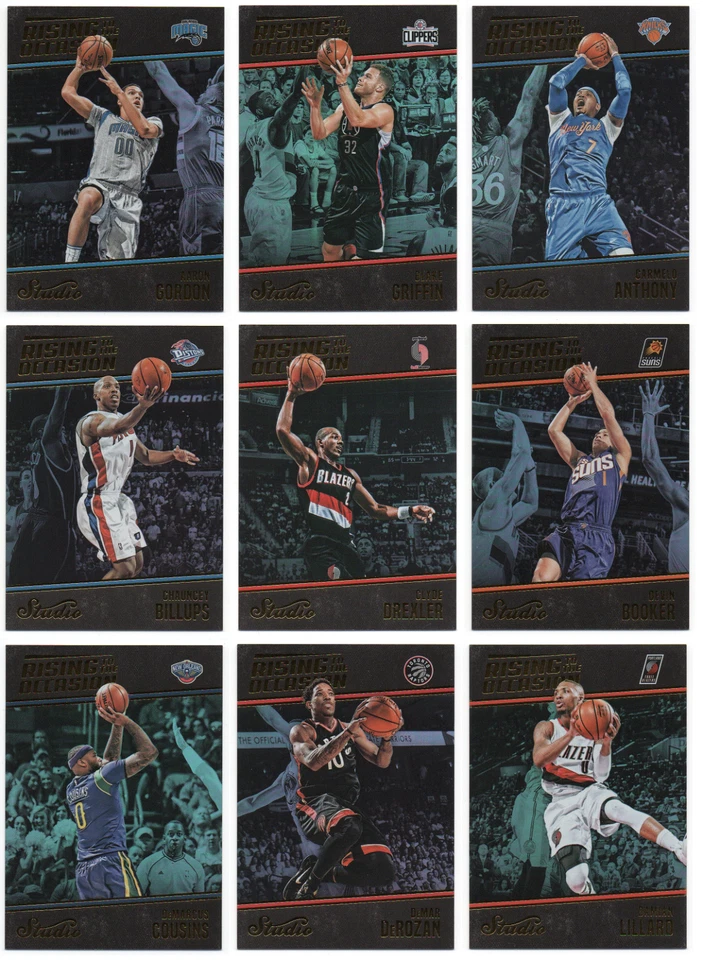 2016-17 Studio Rising to the Occasion 35 Cards Complete Set Kobe Bryant + - Image 2 of 4