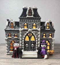 Bath & Body Works Slatkin & Co 2016 Haunted House Halloween Luminary Cute Witch